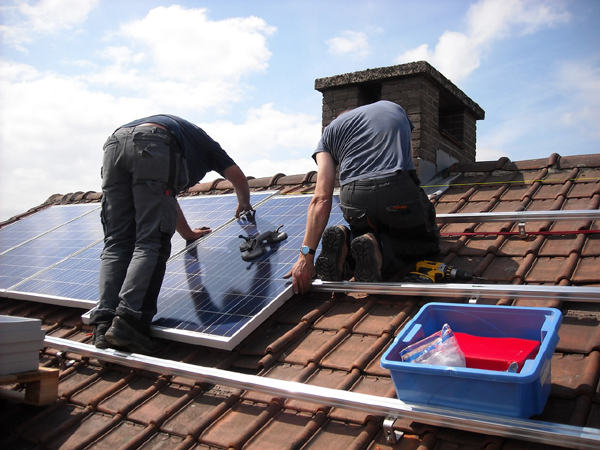 installation de panneaux photovoltaïques